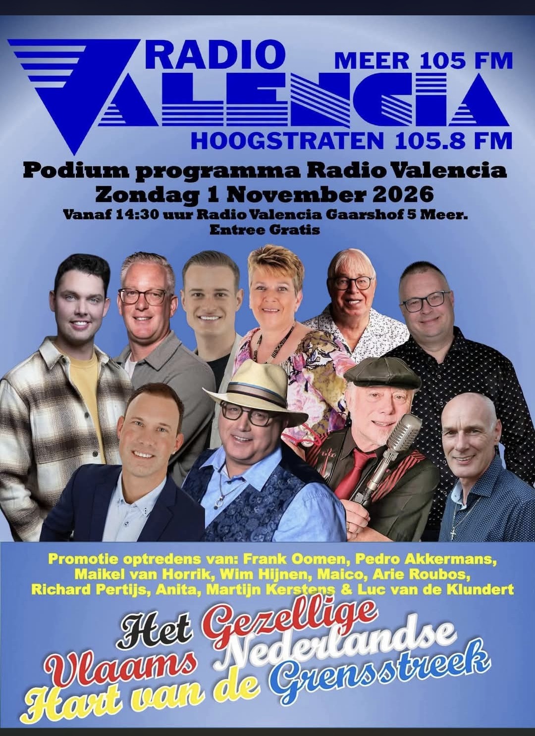 Optreden Zondag 1 November